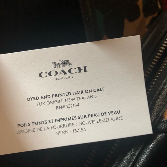 Coach NWT. Edie shoulder bag. Print & dyed calf hair. Limited Edition. ♥️ - Picture 7 of 13